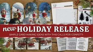 NEW RELEASE October 2025 Holiday Collection + Easy Christmas Cards Ideas