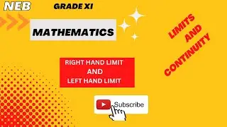 Left hand limit and Right hand limit..Basic Concept.Grade XI