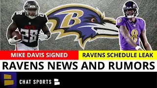 Baltimore Ravens News On Signing Running Back Mike Davis + Ravens 2022 Schedule LEAKED??