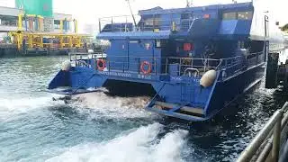 Cotaijet Austal 47.5m M.V. Shoppes Four Seasons 四季名店 departs from HK Macau Ferry Terminal no.8