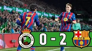 Barcelona Survive While Madrid Fall | 5 Headlines from 2-0 Win vs. Racing Santander