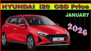 Hyundai i20 New CSD Price January 2026 | Hyundai i20 turbo model CSD canteen price 2026 | CSD Cars