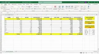 How To Create a Payroll Calculator in Excel