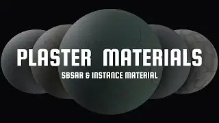 UE5 | SBSAR & Instance Plaster Material | Unreal Engine 5