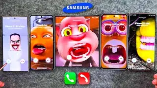 Samsung Galaxy A55 vs Z Fold 6 vs Z Flip 6 vs Note 20 Ultra vs S24 Ultra Incoming Calls