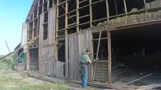 How to take a barn down ( 4th in a series )