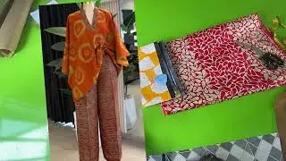 How to Cut and Sew a Bubu Top with Scrub V Neckline | V Neckline with Placket Tutorials 