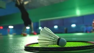 Aaj maine badminton khelte hue ek zabardast video banaya hai 🏸Is match me speed, #batminton #viral  