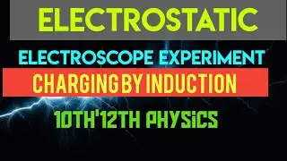 Electroscope experiment | electrostatic | charging by induction | methods of charging | zulkifal sir