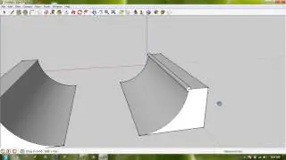 Create Halfpipe - Google Sketchup