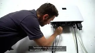 La solución monofásica - Instalación de la batería