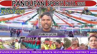 Pandupani Sports Vlog Video 2026||Public vlog ||tiring block||@BSmurmu1293 