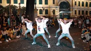 KATX DANCE TEAM nhảy Cục Xì Lầu Bà Tân Vlog Remix cực sung tại Bưu Điện Thành Phố Sài Gòn