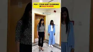 POV: Your shift is ending in Half n Hour 😂 #youtubeshorts #office #funny #employees