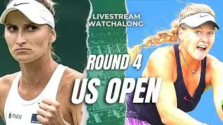 Peyton Stearns vs Mark&eacute;ta Vondrou&scaron;ov&aacute; US Open Round 4 LIVE Watchalong