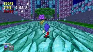 Srb2: Azure Paradise Zone with Anime Sonic