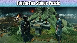 Forest Fox Pedestal Puzzle Solution - The Kitsune (Find A Way Into The Forest) | Ghost of Yotei