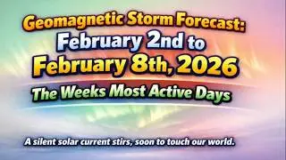 Geomagnetic Storm Forecast: February 2nd to February 8th, 2026. The Weeks Most Active Days.