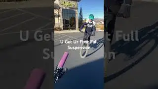 U Get Ur First Full Sus #santacruzbicycles#bike#mtb#fullsuspension