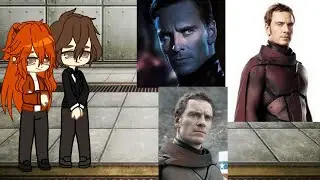 Past X-men react to the Maximoff family part 1//Erik and Wanda agnst?//gacha club//