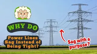 Why Do Power Lines Sag Instead of Being Tight? Slack With a Purpose