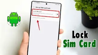 Как заблокировать SIM-карту на Android?