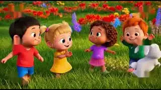 Le Lapin Saute Hop Hop Hop | Chansons amusantes pour enfants