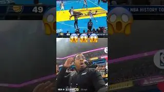 My reaction to Tyrese Haliburton crossover on Asur Thompson making him fall. NBA PA Announcer view