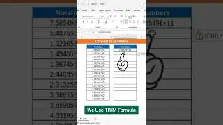 Преобразование обозначений в числа в Excel #excel #exceltips #exceltricks #exceltutorial