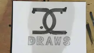 ( CHANEL BOOTLEG LOGO) 30 day sketch challenge. day 24. Drawing a A3 sketch a day!