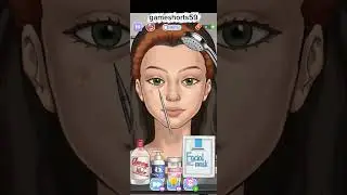 Satisfying face cleansing 🔱 #asmr #asmrsounds #asmrgames #face #makeup