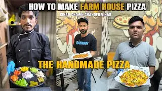 आसान फ़ार्म हाउस पिज़्ज़ा कैसे बनाएं | How To Make Farm House Pizza | Farmhouse Pizza 😋🍕 | Foodie