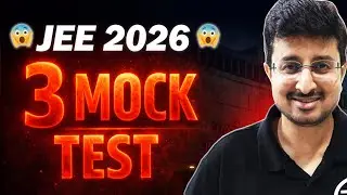 JEE 2026: 3 Full Syllabus Mock Test (LATEST SYLLABUS/PATTERN) | Physics | Eduniti