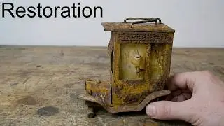 RESTORATION of a rare VINTAGE PHAETON night light | Amazing restoration of an old rusty lamp