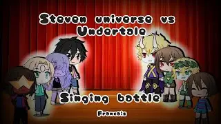 Singing battle Steven universe vs Undertale - gacha life
