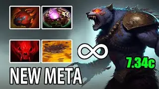 NEW META Crazy Build Octarine + Heart Unkillable Ursa Carry Endless ENRAGE 7.34c Gameplay Dota 2