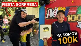 Me HICIERON una FIESTA SORPRESA para CELEBRAR los 100k SUBS