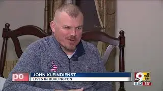 Father and son stop fire from spreading through neighbor's home