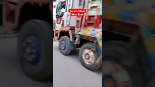 Heavy truck, Karachi Road #short #shorts