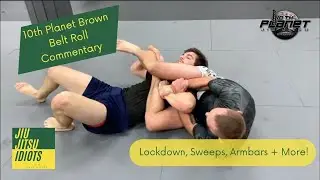 10th Planet Jiu Jitsu Brown Belt Roll Commentary | Jiu Jitsu | Greg Rolls with Rocco (White Belt)