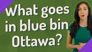 What goes in blue bin Ottawa?