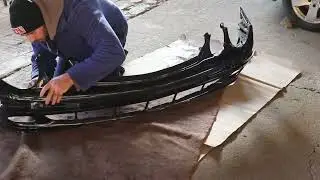 Bumper, Lights And Side Skirt Install On MERCEDES E-CLASS 270 CDI W211 - Project EP 9