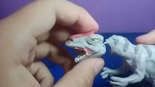 C&oacute;mo hacer un allosaurus de plastilina/how to make allosaurus with clay 