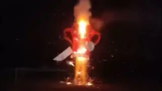 Burning of Narkasur at Nimpura.