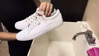 Use Mr. Clean Magic Erasers to Whiten Your Shoes #commissionsearned