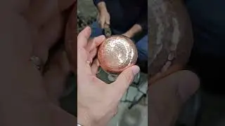 Making a special copper bowl #coppersmith #making #handmade