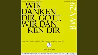 Wir danken dir, Gott, wir danken dir, BWV 29: I. Sinfonia
