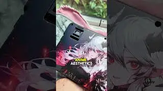 The wrong kind of CREAMY  Keyboard 😳 #anime #redragon #customkeyboard #viral