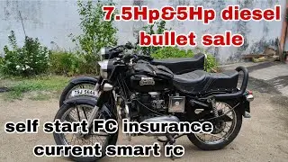 2nos #royalenfield #dieselbullet #forsale reasonable price FC current #oldbullet #vintage #bullet