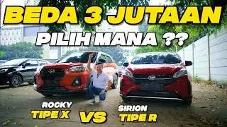 BEDA 3 Jutaan Mending Beli Rocky X AT atau Sirion R AT ? #rocky #sirion #teguhku